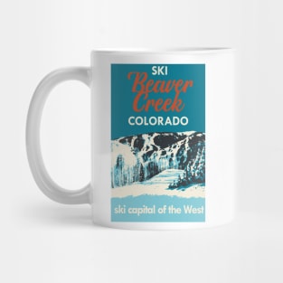 Beaver Creek Vintage Ski Poster Mug